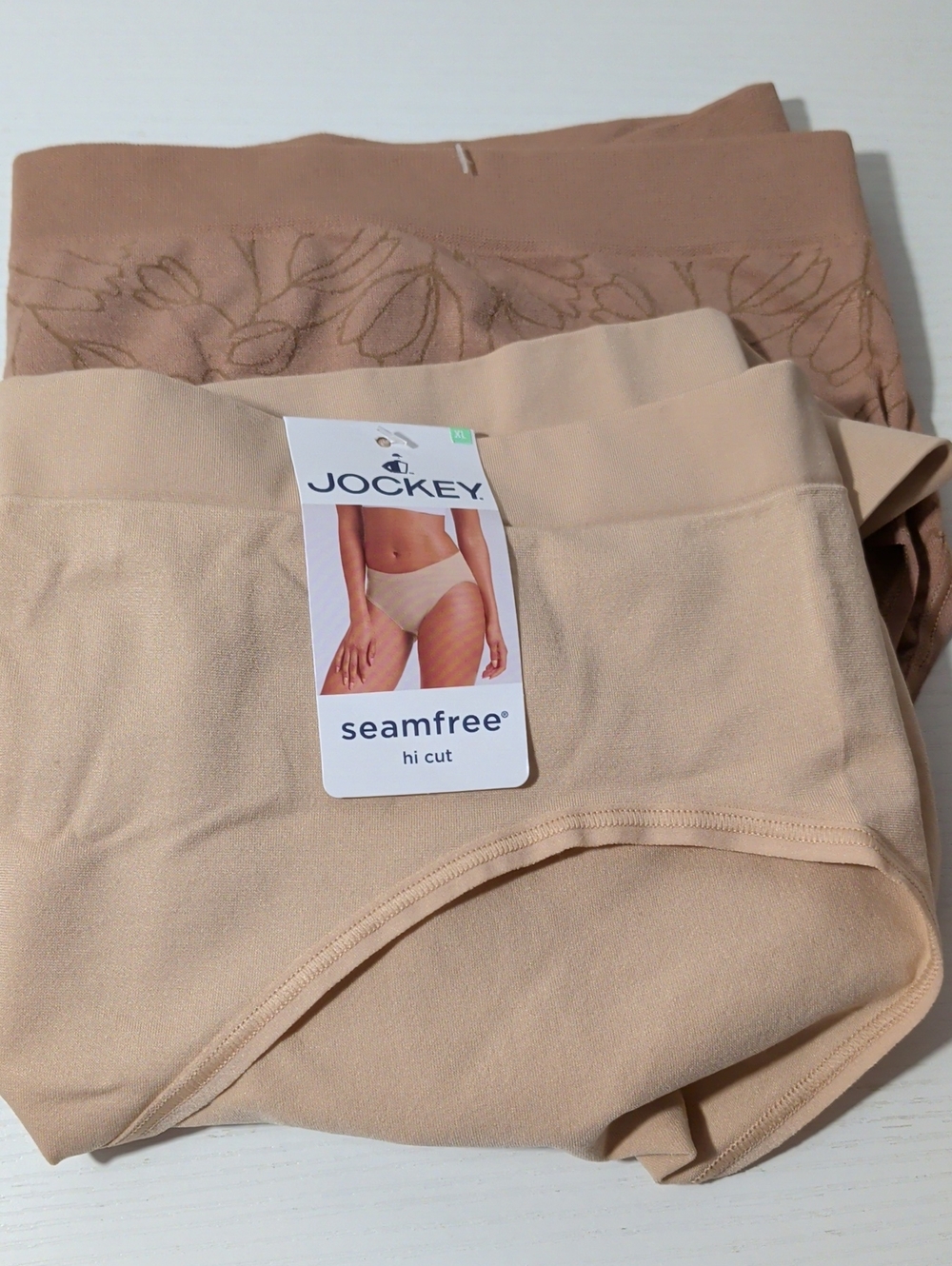 Jockey 2 Pr NWT XL HI Cut Panties